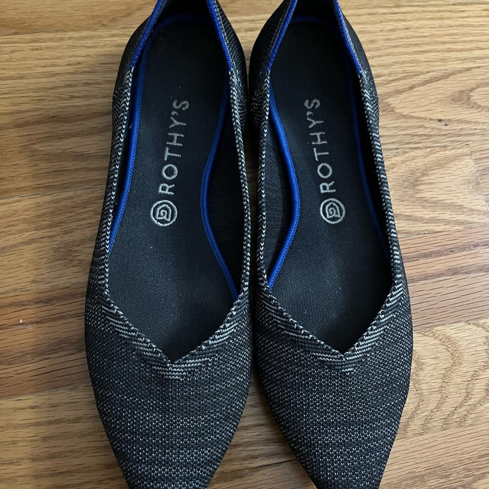 Rothy's gray gradient pointe size 11